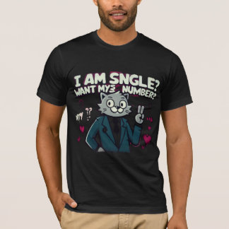 Jag är singel, vill du ha mitt nummer? t shirt