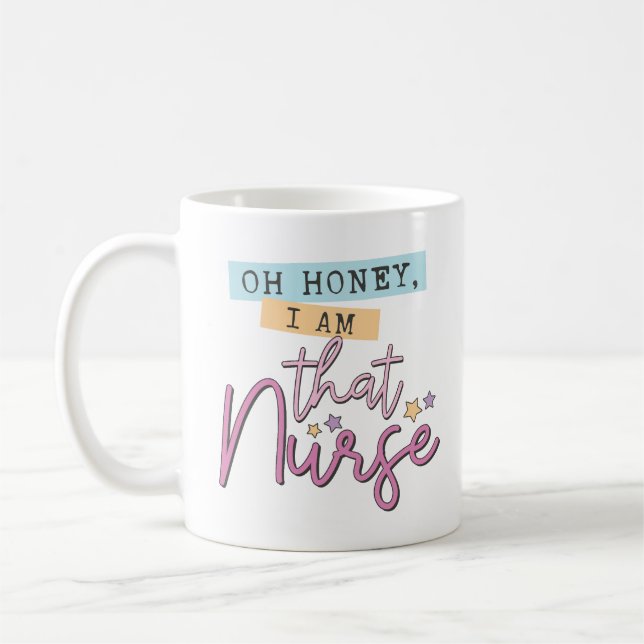 Jag är sjukkassan Mugg som ammar estetiskt (Vänster)