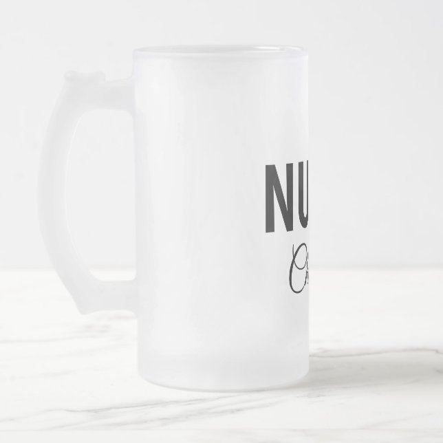 Jag är sjuksköterska läkare som lägger till din na frostat ölglas (Vänster)