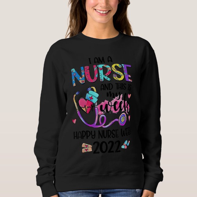 Jag är sjuksköterska och det här är min vecka Lyck T Shirt (Framsida)