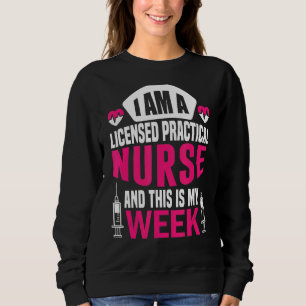 Jag är sjuksköterska och det här är min veckas lic t shirt