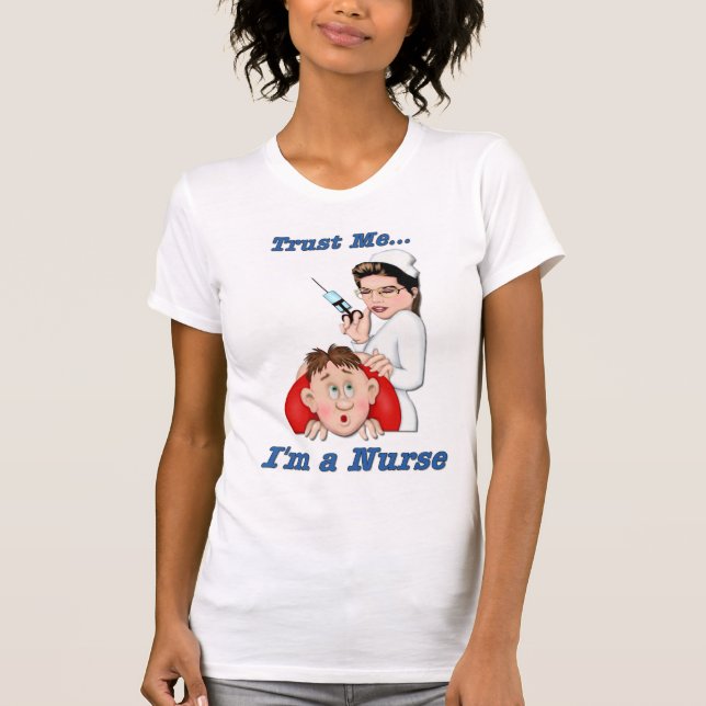 Jag är sjuksköterska t-shirt (Framsida)
