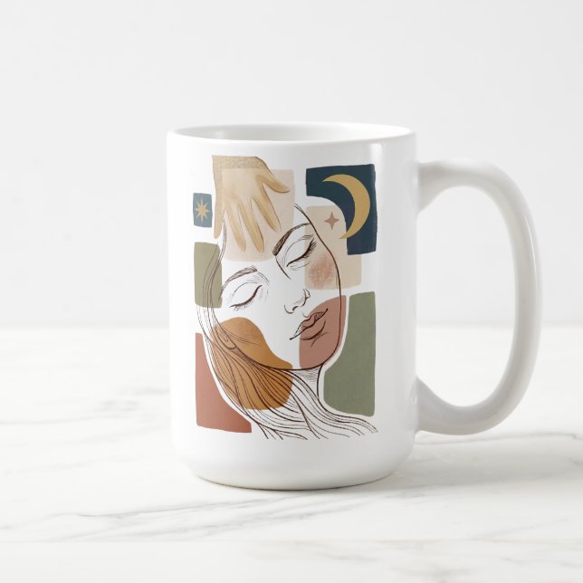 JAG ÄR SKAPAD - Av Design Kaffemugg (Höger)