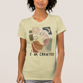 JAG ÄR SKAPAD - Av Design T Shirt