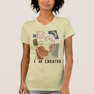 JAG ÄR SKAPAD - Av Design T Shirt