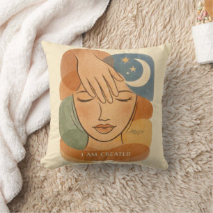 Jag Är Skapad - Boho Modern Design Kudde