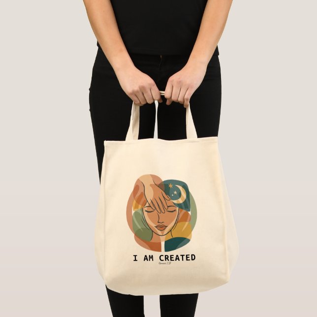 JAG ÄR SKAPAD - Genesis Inspiration Tygkasse (Framsida (produkt))