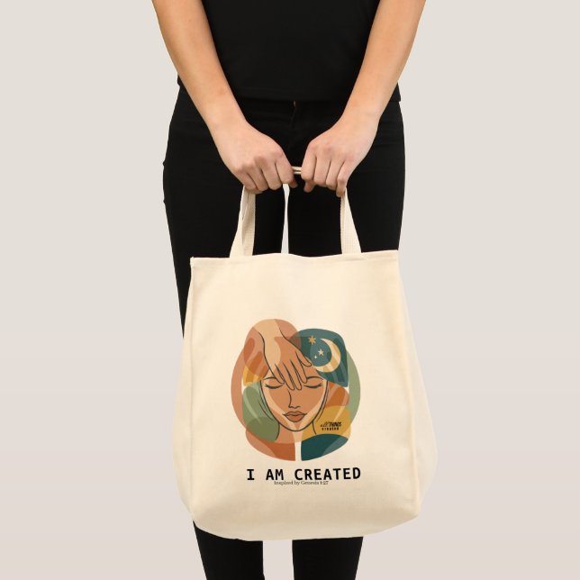 Jag Är Skapad - Skaparens Hand Tygkasse (Framsida (produkt))