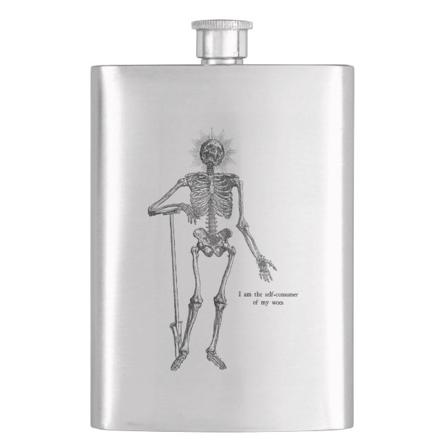 Jag är Skeleton! Fickplunta (Framsidan)