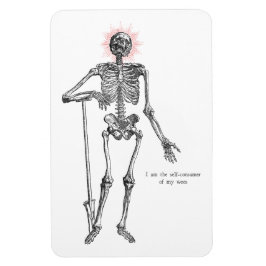 Jag är Skeleton! Magnet