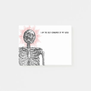 Jag är Skeleton! Post-it Block