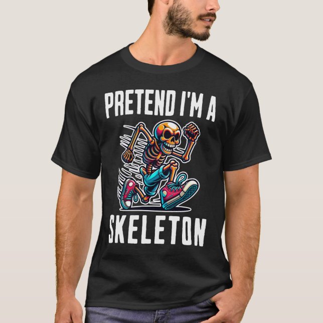 Jag är Skeleton T Shirt (Framsida)