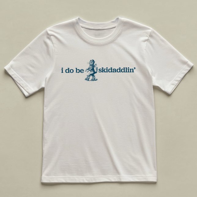Jag är Skidadins Roligt Cat Gent som illustreras T Shirt (Skapare uppladdad)