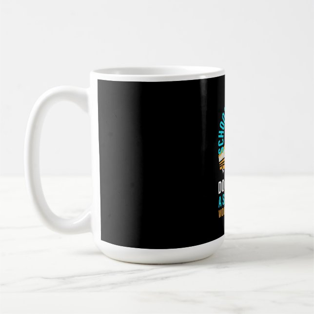 Jag är skolförare Buss Kaffemugg (Vänster)
