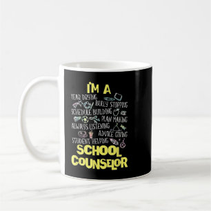 Jag är skolrådgivare Gift Back to school råd Kaffemugg