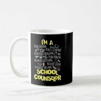 Jag är skolrådgivare Gift Back to school råd Kaffemugg