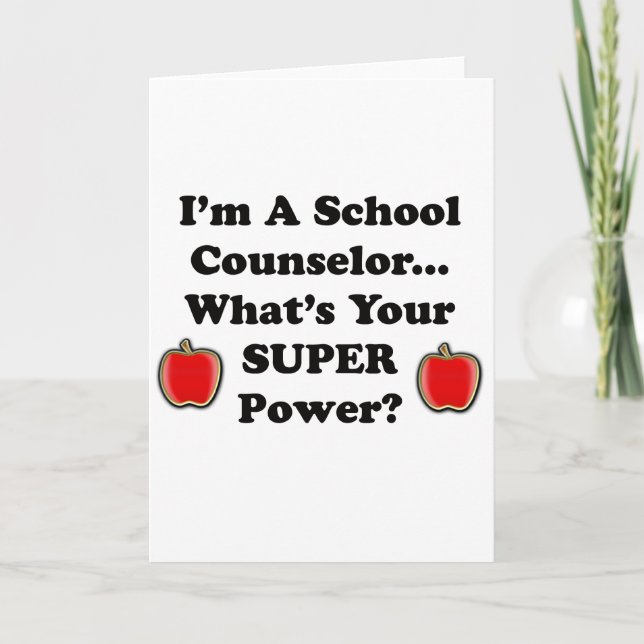 Jag är skolrådgivare helgkort (Framsida)