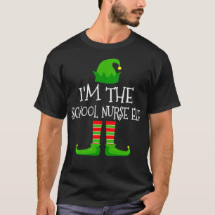 Jag är skolsjuksköterskan Elf-familjen som matchar T Shirt