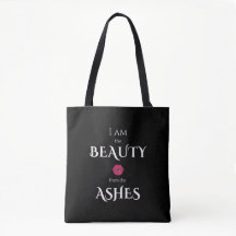Jag är skönhet från Ashes Tote Bag