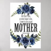 Jag är skyldig min ängel mor poster