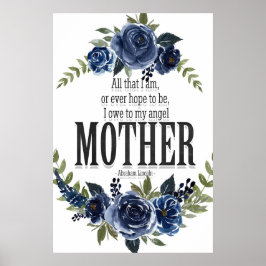 Jag är skyldig min ängel mor poster