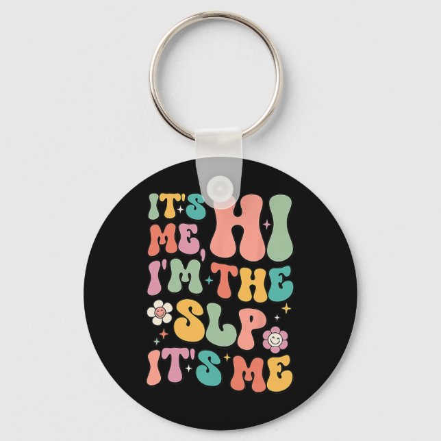 Jag är SLP Tal Pathology Appreciati. Nyckelring (Framsida)