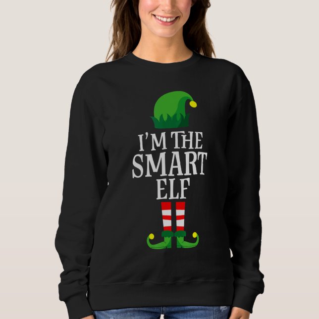 Jag är Sm Elf-julapparaten Brainy Elf Matchi T Shirt (Framsida)