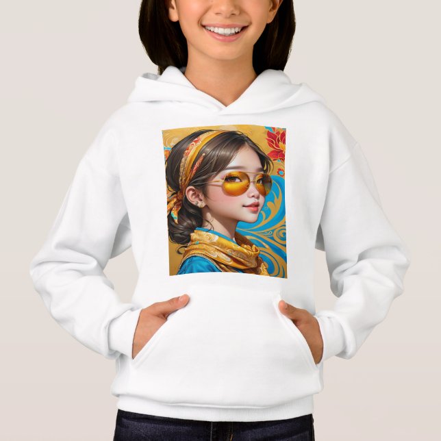 jag är smart flicka t shirt (Framsida)