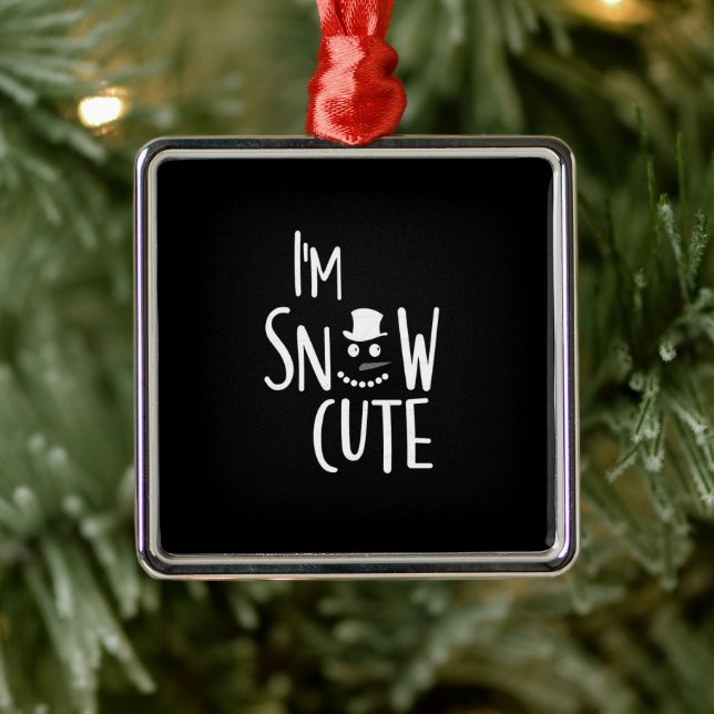 *JAG ÄR SNÖ CUTE* CHRISTMAS ORNAMENT (Träd)