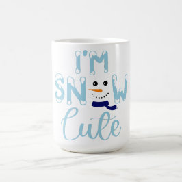Jag är Snö Cute Kaffemugg