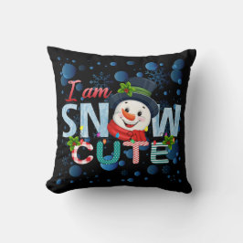 Jag är Snö Cute Kudde
