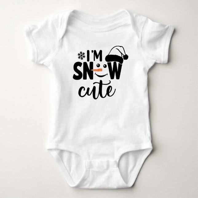 Jag är Snö Cute T Shirt (Framsida)