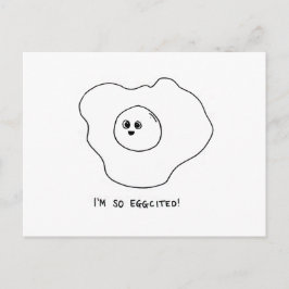 Jag är So Eggted Vykort