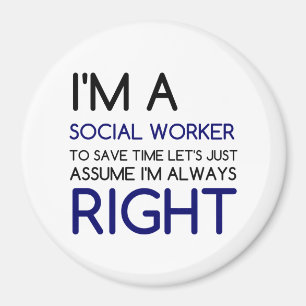JAG ÄR SOCIAL ARBETSTAGARE MAGNET
