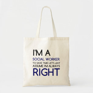 JAG ÄR SOCIAL ARBETSTAGARE TYGKASSE