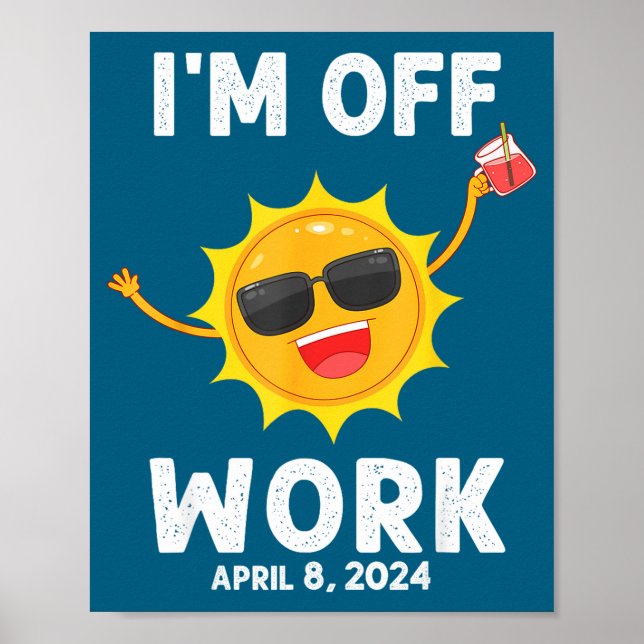Jag är solförmörkelse sol ledig poster (Framsidan)