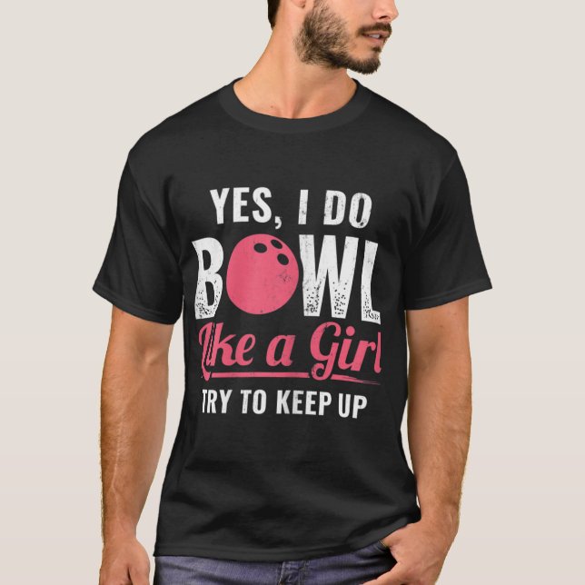 Jag är som en Behålla på Bowlareare 10-centssling. T Shirt (Framsida)