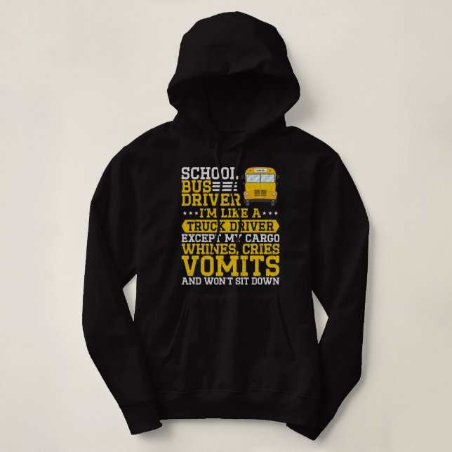 Jag är som Lastbil-chaufförer i Buss T Shirt (Design framsida)