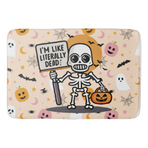 Jag är som Literally Dead Spooktacular Roligt Hall Badrumsmatta