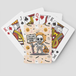 Jag är som Literally Dead Spooktacular Roligt Hall Casinokort