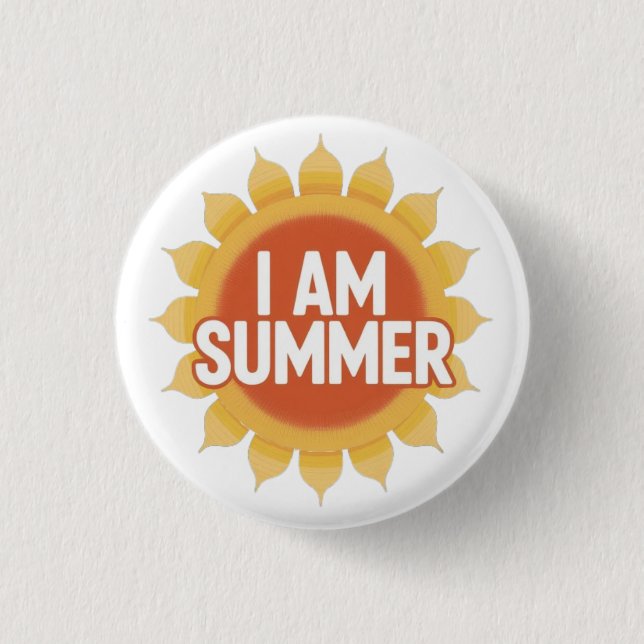 Jag är sommar knapp (Framsida)