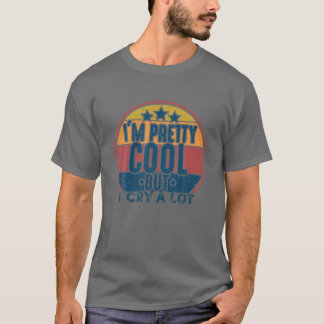 Jag är Söt Coola, men jag Gråter en stor Vintage. T Shirt