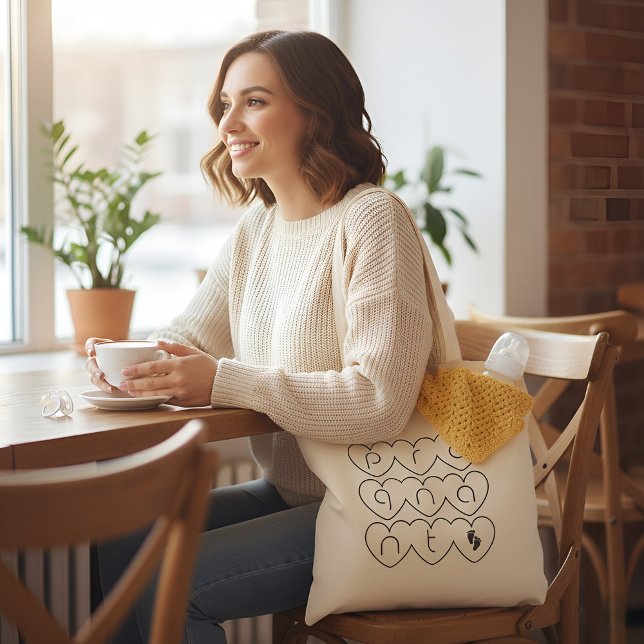 Jag är söt gravid tygkasse (Perfect for appointments, errands & everyday mama life)