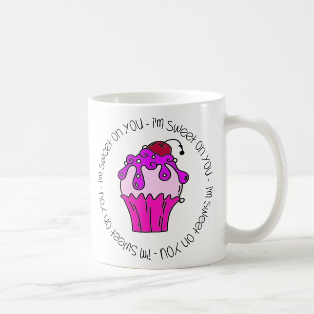 Jag är söt på dig Valentine Kaffemugg (Höger)