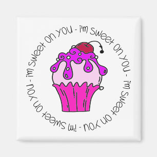 Jag är söt på dig Valentine Magnet