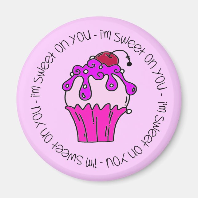 Jag är söt på dig Valentine Magnet (Framsidan)