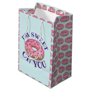 Jag är söt på din Rosa Donut Doughnut Foodie Kärle