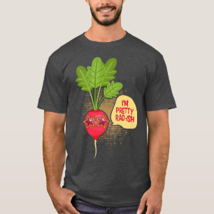 Jag är Söt RadIsh Funny Vegetarian Vegan Radish T Shirt