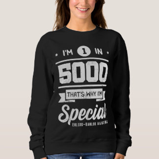 Jag är speciell Ehlers Danlos svart vit zebrastrec T Shirt