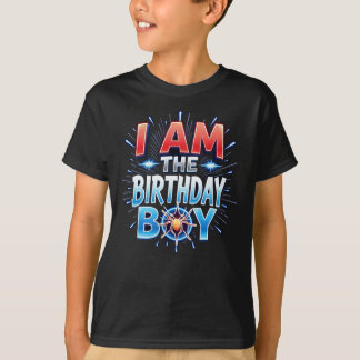 Jag är Spindelnätet från Birthday Boy Shirt-Roligt T Shirt